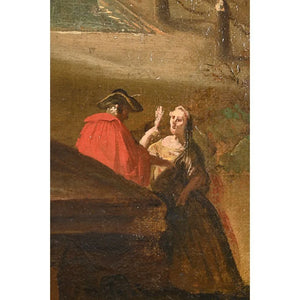 MAGES Joseph. (1728-1769). « Vedute italienne d’un paysage fantastique »