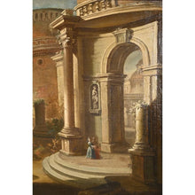 Charger l&#39;image dans la galerie, MAGES Joseph. (1728-1769). « Vedute italienne d’un paysage fantastique »
