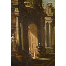 Charger l&#39;image dans la galerie, MAGES Joseph. (1728-1769). « Vedute italienne d’un paysage fantastique »
