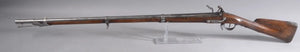 Fusil d'officier type 1777 à platine à silex fonctionnelle de 14,3 cm marquée de BIZALION JV à ST ETIENNE