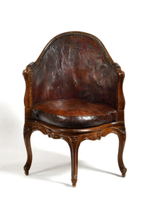 Fauteuil de bureau estampillée d'Étienne MEUNIER, reçu Maître vers 1732