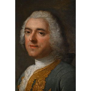 École Francaise XVIIIè. "portrait Du Duc D’argenson, Ministre De La Guerre De Louis XV"