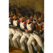 Load image into Gallery viewer, Hippolyte LECOMTE. « Scène de bataille de l’Empire représentant la cavalerie autrichienne contre l’infanterie française »
