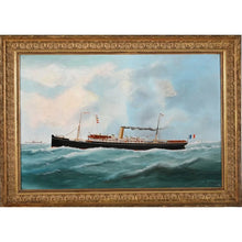 Load image into Gallery viewer, ADAM Victor Charles Edouard. « Portrait de bateau à vapeur L’Annam »
