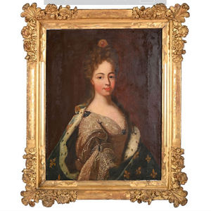 «Portrait de la Duchesse de Bourgogne» École Française du début du XVIIIè