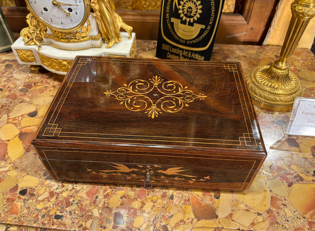 Coffret en marqueterie -  Epoque XIXe